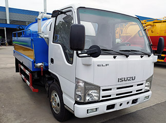 Isuzu 5 m³camion d'aspiration des eaux usées