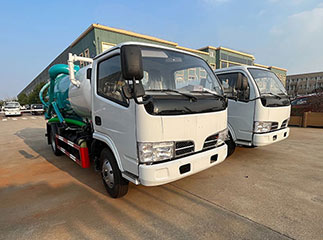 dongfeng 5m³ camion d’aspiration des eaux usées